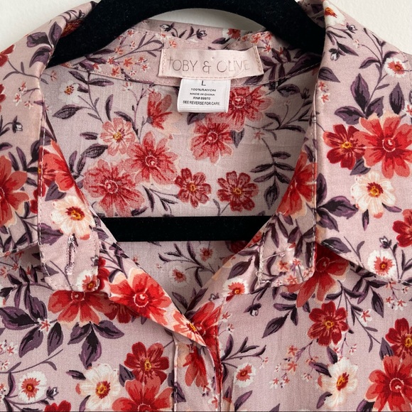 Toby & Olive Long Sleeve Crop Blouse - Picture 3 of 8